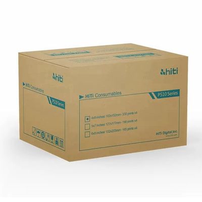 Kit d'imprimante original Hiti P510s / P510K / P510L 6x8 &quot; 152x203 mm papier photo et ruban