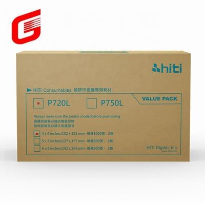 Hiti P750L Kit d'impression de papier photo et de ruban pour 4x6 photos Expédition DHL UPS TNT FEDEX