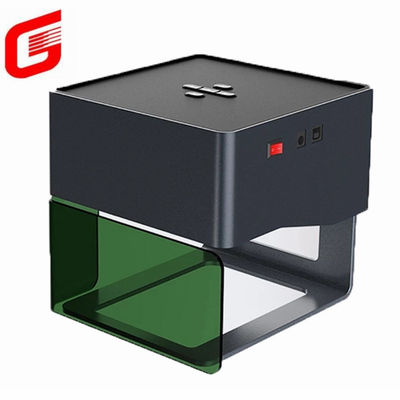 1 machine de gravure laser à interface USB de taille maximale pour mini-imprimante de logo en bois plastique