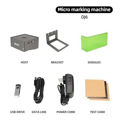 1 machine de gravure laser à interface USB de taille maximale pour mini-imprimante de logo en bois plastique