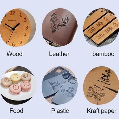 1 machine de gravure laser à interface USB de taille maximale pour mini-imprimante de logo en bois plastique