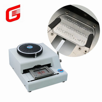 Range de frappe maximal 102x86 mm Machine manuelle de gravure de plaque en acier inoxydable pour étiquette pour chien