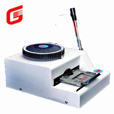 Range de frappe maximal 102x86 mm Machine manuelle de gravure de plaque en acier inoxydable pour étiquette pour chien