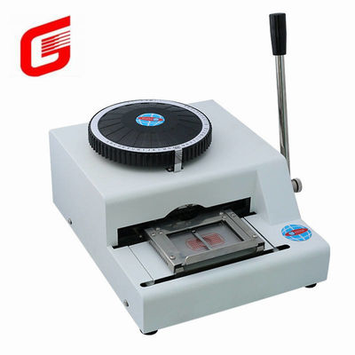 Range de frappe maximal 102x86 mm Machine manuelle de gravure de plaque en acier inoxydable pour étiquette pour chien