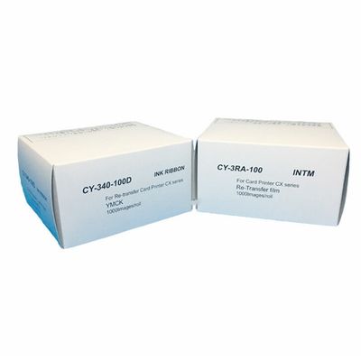Le ruban YMCK et le film de transfert CY-3RA-100 Le choix parfait pour l'imprimante CY-340-100D