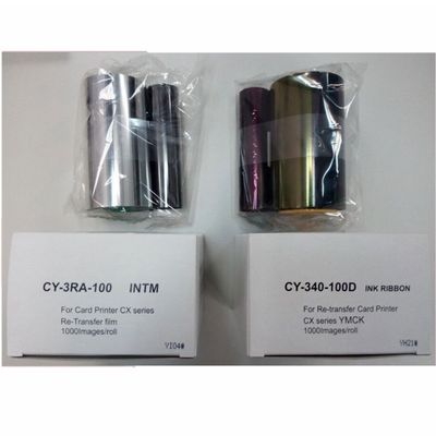 Le ruban YMCK et le film de transfert CY-3RA-100 Le choix parfait pour l'imprimante CY-340-100D