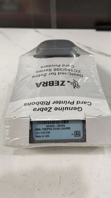 Zebra 800300-562 CN Ruban anti-contrefaçon argent perlé pour imprimante ZC300/ZC100