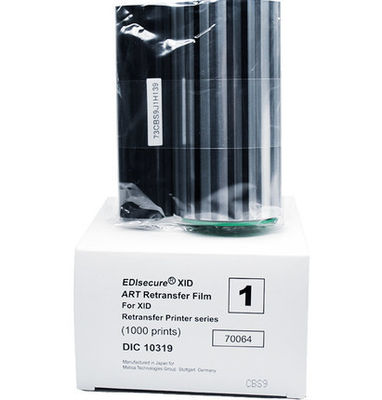 Imprimante de cartes Matica Edisecure XID8300 avec ruban couleur DIC10216 et imprimantes sur film DIC10319
