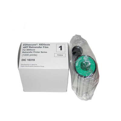 Imprimante de cartes Matica Edisecure XID8300 avec ruban couleur DIC10216 et imprimantes sur film DIC10319
