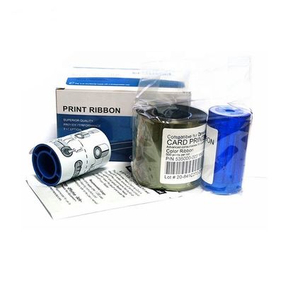 Imprimante de cartes de données compatible YMCKT ruban de couleur 535000-003 pour l'impression professionnelle