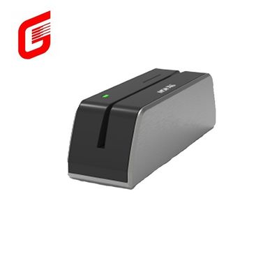 Lecteur de carte USB en plastique MSR-X6 à bande magnétique avec plusieurs emplacements