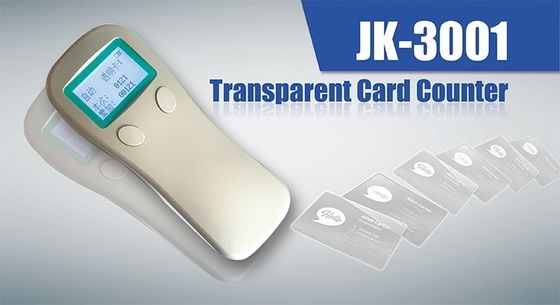 Conception compacte JK-3001 compteur de cartes automatique transparent avec matériau ABS