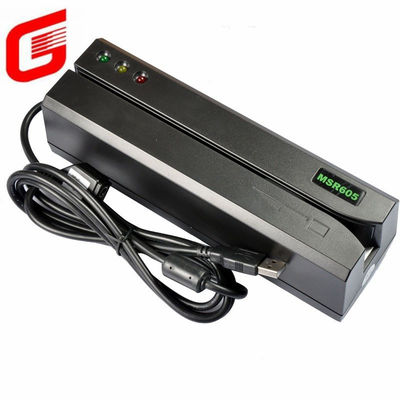 MSR605 Lecteur de carte à bande magnétique Écrivain de pistes USB 3 et suite logicielle pour Windows
