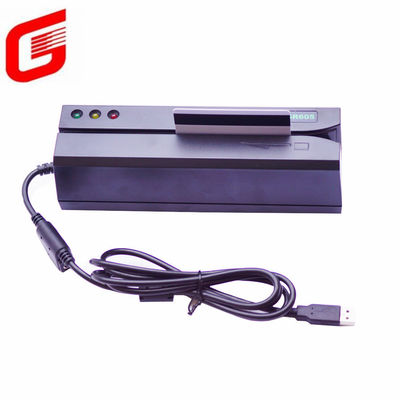 MSR605 Lecteur de carte à bande magnétique Écrivain de pistes USB 3 et suite logicielle pour Windows