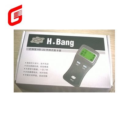 Installation interne Compteur de cartes en plastique portatif HB-22 avec lecteur de carte mémoire SD TF