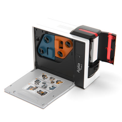 Imprimante de cartes de visite IC à double face avec écran tactile LCD couleur de 3,5 pouces