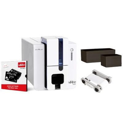 Evolis Edikio FLEX Imprimante de balises Carte de nom 12 points / mm 300dpi Ethernet USB pour les balises complètes