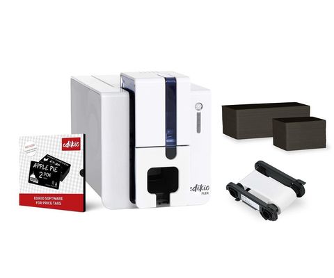 Evolis Edikio FLEX Imprimante de balises Carte de nom 12 points / mm 300dpi Ethernet USB pour les balises complètes