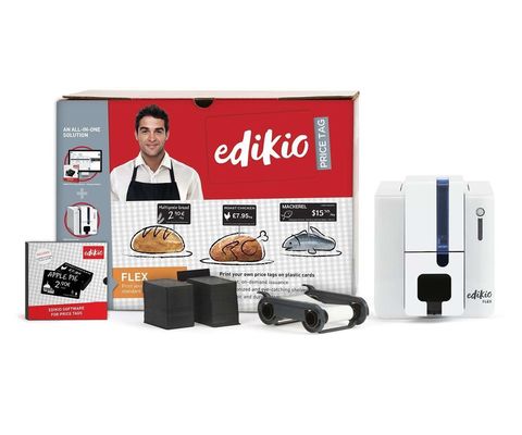 Evolis Edikio FLEX Imprimante de balises Carte de nom 12 points / mm 300dpi Ethernet USB pour les balises complètes