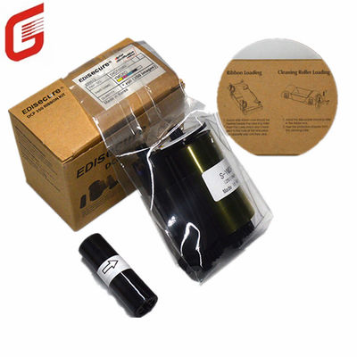 Kit de ruban couleur original DIC10580 YMCKO 250 images par rouleau pour l'imprimante de carte d'identité DCP 350