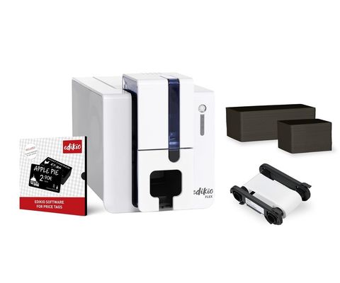 Imprimante d'étiquettes Evolis Edikio FLEX à une seule face 12 points/mm 300dpi Carte d'hôtel USB Ethernet