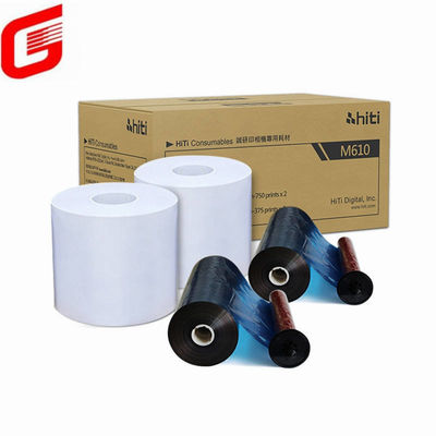 Top- Kit d'impression de papier photo et de ruban pour l'imprimante photo Hiti M610 haute performance