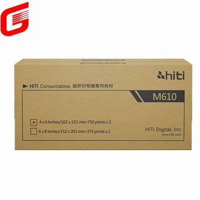 Top- Kit d'impression de papier photo et de ruban pour l'imprimante photo Hiti M610 haute performance