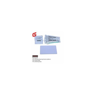 XID Retransfer Imprimantes de cartes de nettoyage 10 x lingettes à rouleaux Pas de cartes de nettoyage adhésives