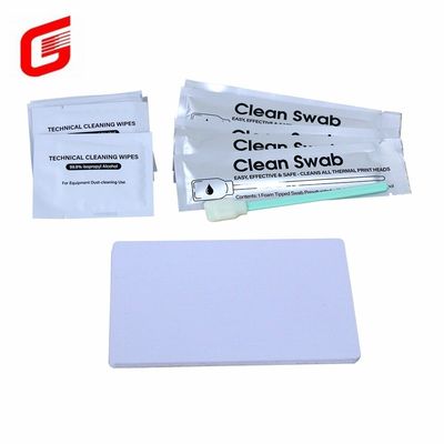 XID Retransfer Imprimantes de cartes de nettoyage 10 x lingettes à rouleaux Pas de cartes de nettoyage adhésives