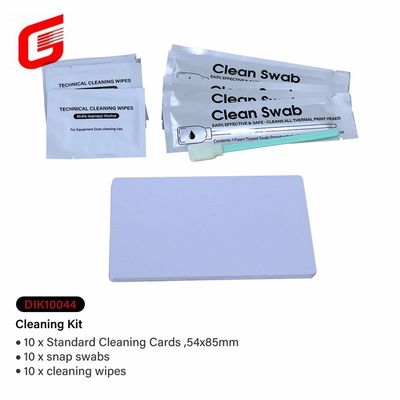 XID Retransfer Imprimantes de cartes de nettoyage 10 x lingettes à rouleaux Pas de cartes de nettoyage adhésives