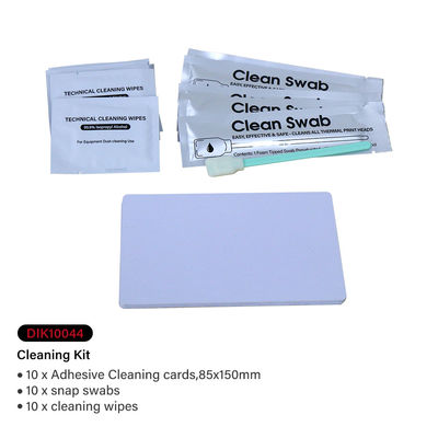 XID Retransfer Imprimantes de cartes de nettoyage 10 x lingettes à rouleaux Pas de cartes de nettoyage adhésives