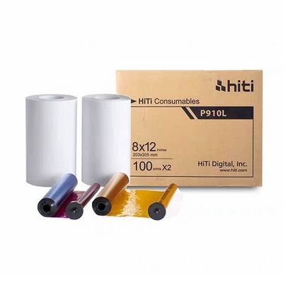 P910 Produits de consommation d'imprimante photo 8*12 Kit papier et ruban pour un résultat professionnel