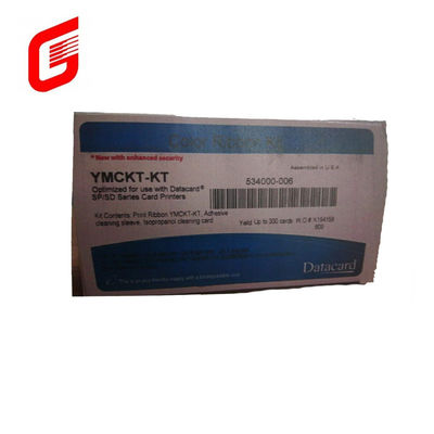 300 Impressions Carte de données CD800 Ruban YMCKF-KT Ruban fluorescent Compatible avec 534000-006