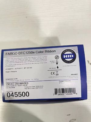 Le ruban original 045500 YMCK pour l'imprimante de cartes à puce DTC1250e