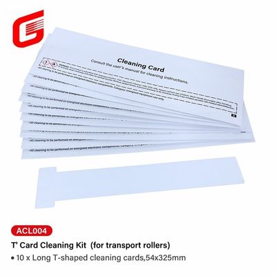 Imprimante de cartes ACL004 Nettoyage à l'alcool Cartes T pour Evolis Primacy Zenius Elypso Badgy100 Badgy200