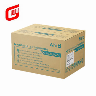 Top- Hiti P525L Kit d'impression de papier photo et de ruban pour 5x7 &quot; 127x177 mm Photos 290 Impressions