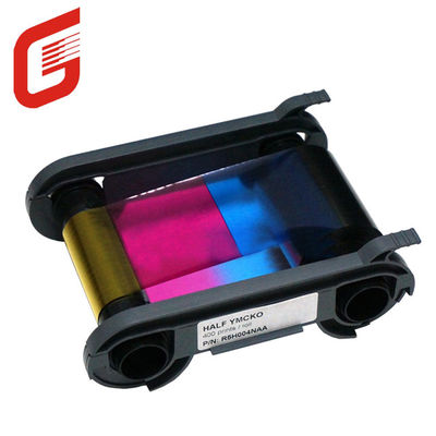 La moitié du ruban couleur YMCKO 400 impressions pour imprimante de cartes Zenius Primacy par Evolis R5H004NAA