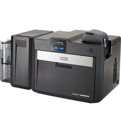 Imprimante de carte d'identité professionnelle à double face HID Fargo HDP6600 haute définition avec 600 dpi