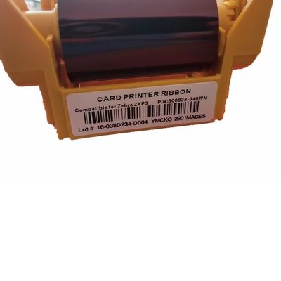 Zebra ZXP Série 3 Compatible avec le ruban YMCKO 800033-340WM pour le P100i P100m P110i P120i