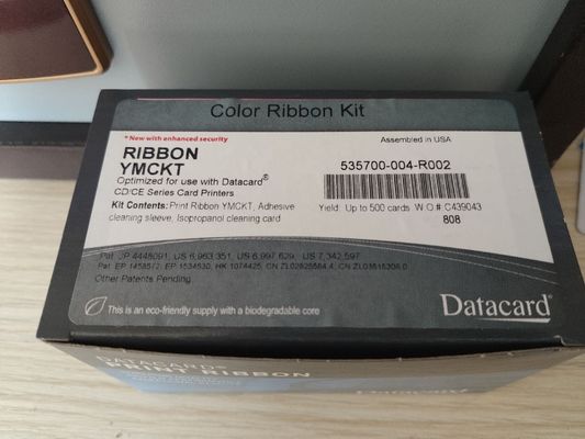 CD800 Imprimante compatible 535700-004 R002 YMCKT Ruban pour une perfection des couleurs