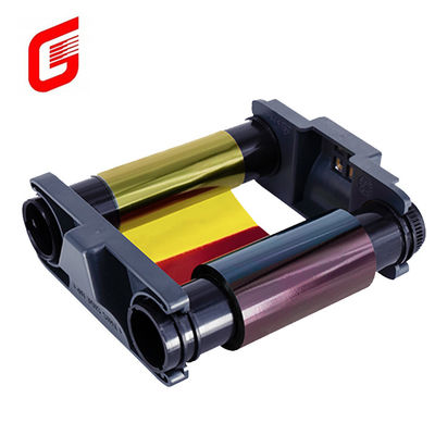Evolis CBGR0100C Badgy100 / 200 YMCKO Ruban couleur 100 Impressions / rouleau Compatible