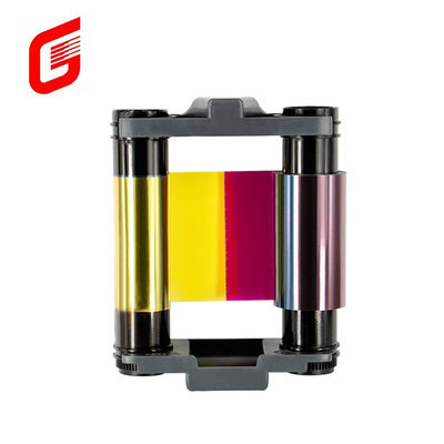 Evolis CBGR0100C Badgy100 / 200 YMCKO Ruban couleur 100 Impressions / rouleau Compatible