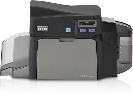 Vitesse d'impression en noir 6 secondes par carte HID Fargo DTC4250e Imprimante à double face de carte d'identité