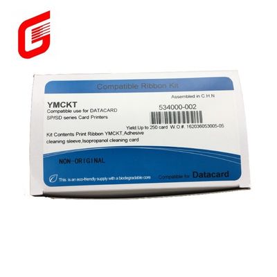 Type de ruban Ruban d'imprimante compatible pour carte de données SP série SD YMCKT 534000-002