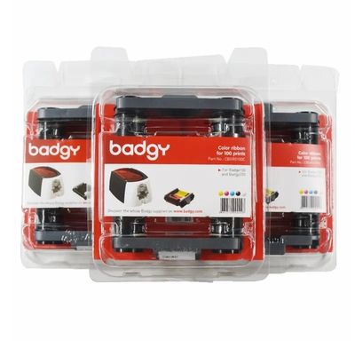 Badgy100/200 Imprimante de cartes Evolis CBGR0100C Ruban YMCKO pour les professionnels et l'impression