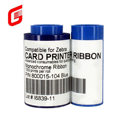 1000 image ruban bleu pour l'imprimante Zebra P310i P330i bleu 800015-104