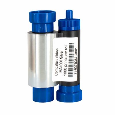 Imprimantes de cartes Pronto Compatible MA1000K-Silver Ribbon pour l'imprimante Magicard Enduro