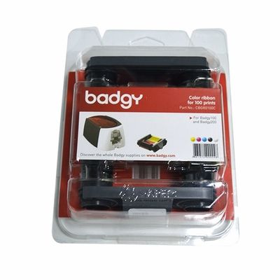 9 mm de largeur CBGR0100C ruban couleur Compatible avec Badgy100 et Badgy200 imprimante de cartes