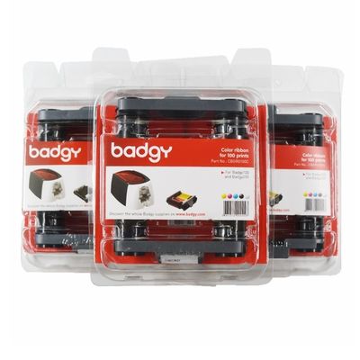9 mm de largeur CBGR0100C ruban couleur Compatible avec Badgy100 et Badgy200 imprimante de cartes