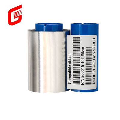 P310i P330i P430i Compatible Zèbre Ruban argenté monochrome 800015-107 pour P300C P300F P420i P520i
